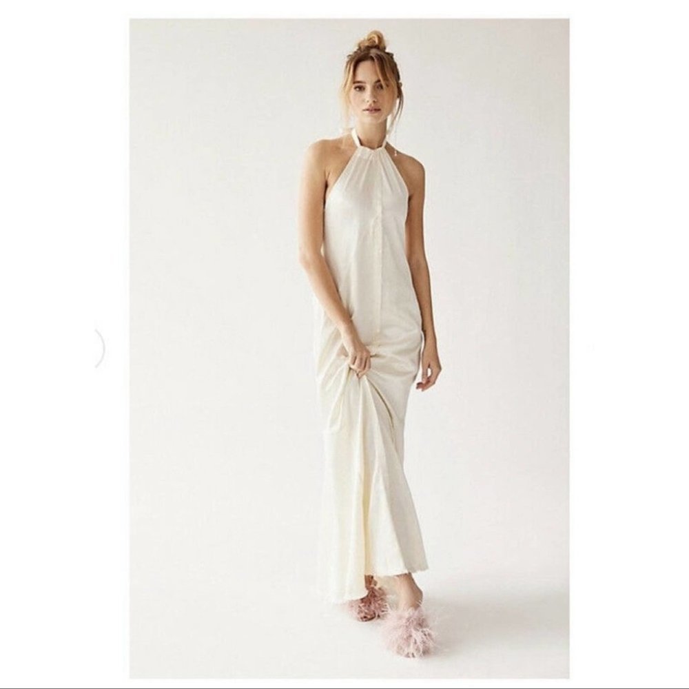 Brenda Knight For Free People RawHem Satin Dress - Picture 13 of 14